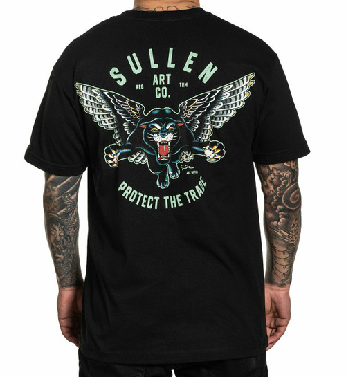 Sullen Blaq Magic Jay Watkins Tattoo Artist Wings Flying Panther T Shirt SCM4450 Sullen Blaq Magic Jay Watkins Tattoo Artist Wings Flying Panther T Shirt SCM4450