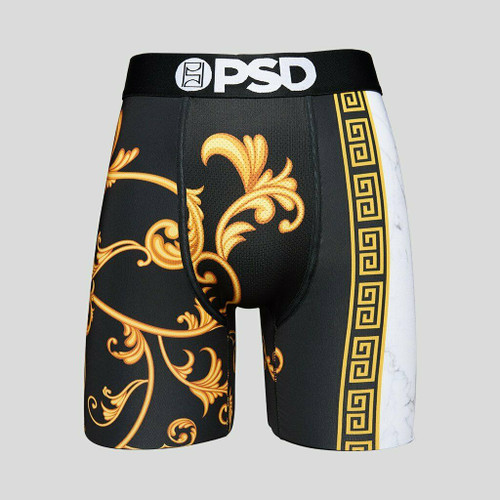PSD Greek Gold Design Floral Urban Athletic Boxers Briefs Underwear 121180015