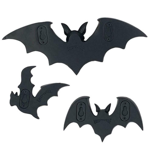 Kreepsville 666 Wall Bat Gothic Punk Witch Spooky Horror Plaque