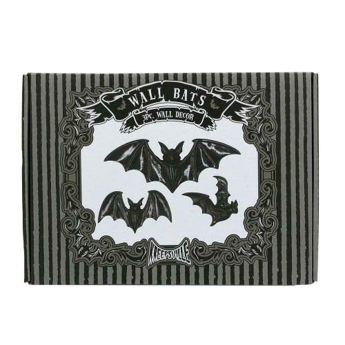 Kreepsville 666 Wall Bat Gothic Punk Witch Spooky Horror Plaque
