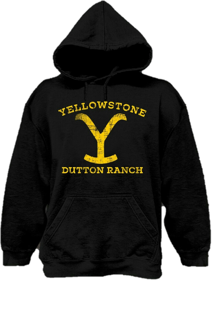 Yellowstone Dutton Ranch Logo Kevin Costner TV Show Pullover Hoodie 66-35 Yellowstone Dutton Ranch Logo Kevin Costner TV Show Pullover Hoodie 66-35