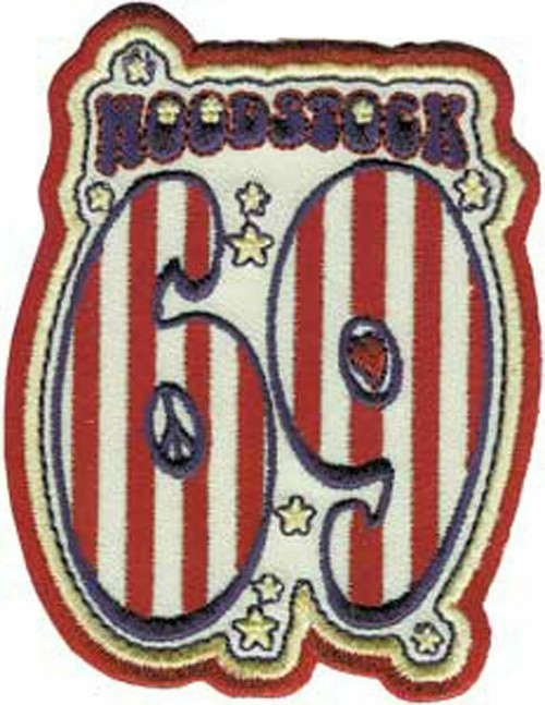 Woodstock 69 Peace Love Music Era Festival Free Unity Band Protest Patch P-3222 Woodstock 69 Peace Love Music Era Festival Free Unity Band Protest Patch P-3222