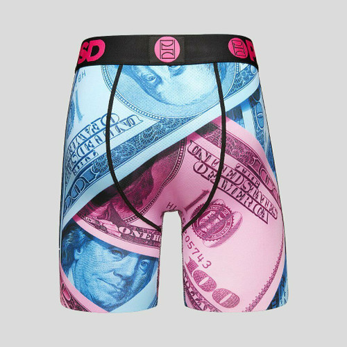 PSD Red Capital Dollar Bills Benjamins Men's Athletic Boxer Briefs