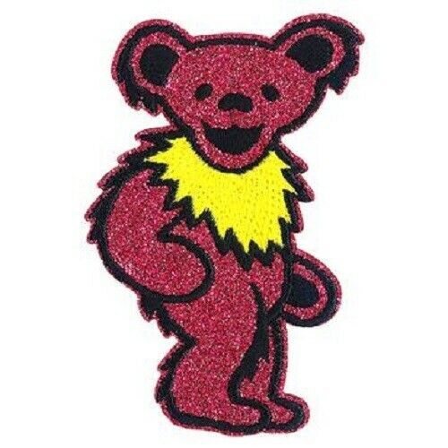 The Grateful Dead Pink Glitter Dancing Bear Music