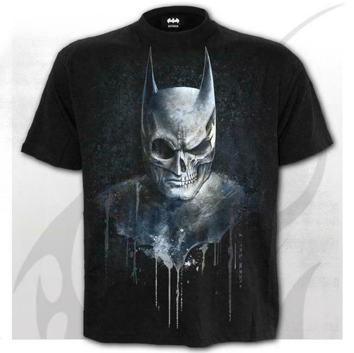 Spiral Direct DC Comics Batman Nocturnal Skull Skeleton Gothic T Shirt G409M101 Spiral Direct DC Comics Batman Nocturnal Skull Skeleton Gothic T Shirt G409M101
