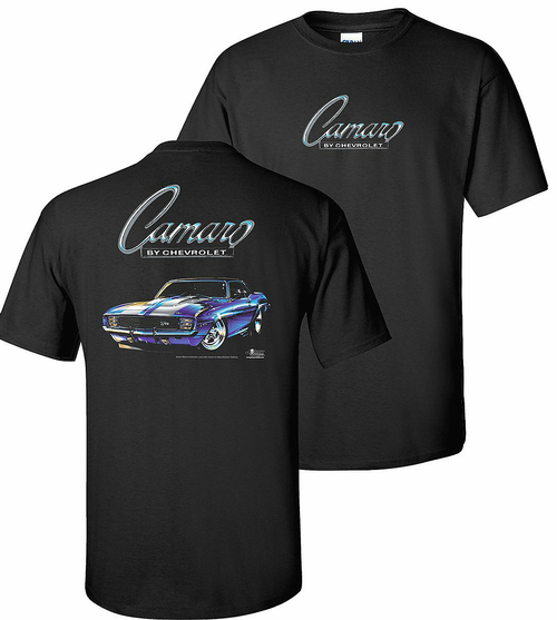Johny Rockstar Chevy Chevrolet Camaro '69 Muscle Cars Automobile T Shirt TDC-210 Johny Rockstar Chevy Chevrolet Camaro '69 Muscle Cars Automobile T Shirt TDC-210