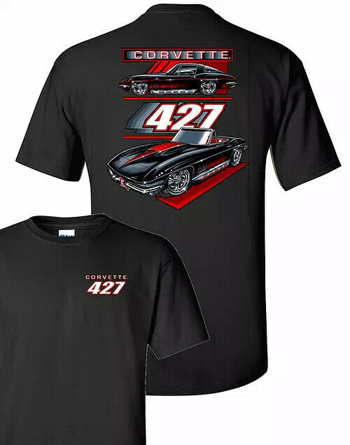 Johny Rockstar Corvette 427 Chevy Chevrolet Vintage Muscle Cars T Shirt TDC-252 Johny Rockstar Corvette 427 Chevy Chevrolet Vintage Muscle Cars T Shirt TDC-252