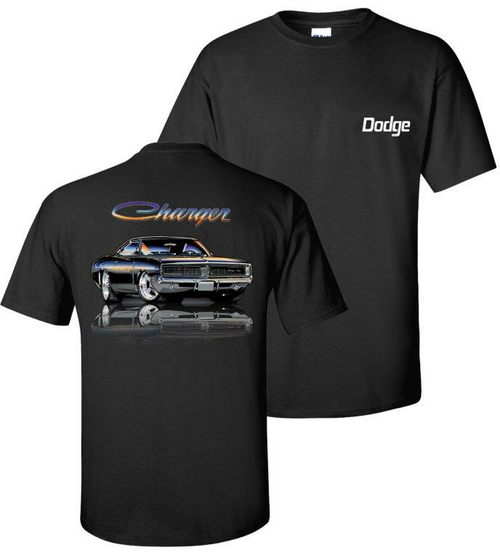 Johny Rockstar Dodge Charger Vintage Muscle Cars Automobiles T Shirt TDC-160 Johny Rockstar Dodge Charger Vintage Muscle Cars Automobiles T Shirt TDC-160