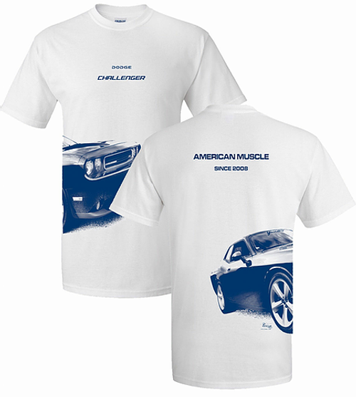 Johny Rockstar Dodge Challenger Wrap 2008 American Muscle Cars T Shirt UW-003 Johny Rockstar Dodge Challenger Wrap 2008 American Muscle Cars T Shirt UW-003