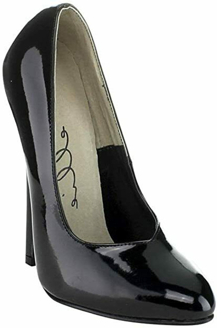 Ellie Sexy Halloween Costume Womens Black Vinyl Pumps 6" Heels Shoes 8260 Ellie Sexy Halloween Costume Womens Black Vinyl Pumps 6" Heels Shoes 8260