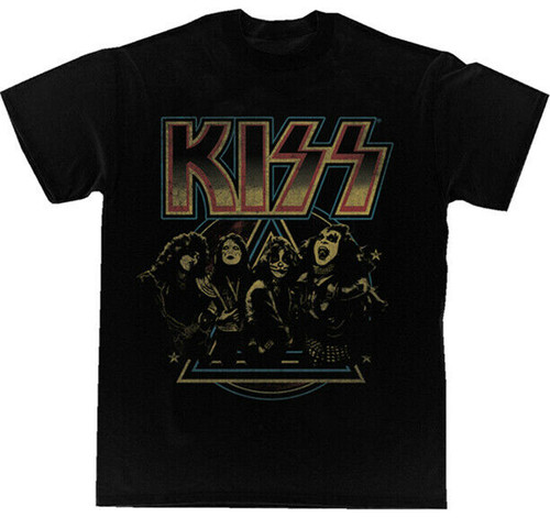 Kiss Pyramid 1970s Classic Rock Glam Heavy Metal Music Band T Shirt 38101057 Kiss Pyramid 1970s Classic Rock Glam Heavy Metal Music Band T Shirt 38101057