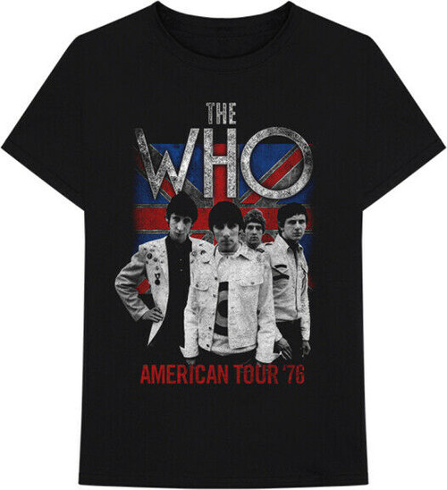 The Who USA Tour Vintage Style Classic Rock Pop Music Band T Shirt 