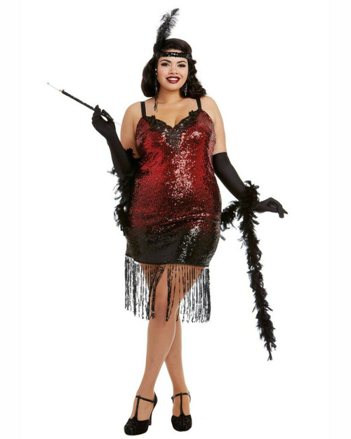 Dreamgirl Roxys Revenge Flapper 1920s Adult Plus Size Halloween Costume 11938X Dreamgirl Roxys Revenge Flapper 1920s Adult Plus Size Halloween Costume 11938X