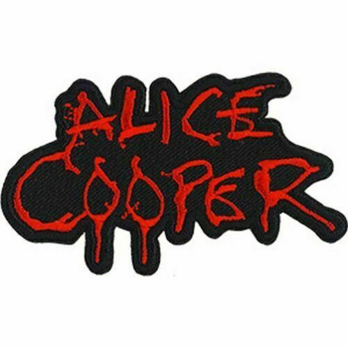 Alice Cooper Red Logo Heavy Metal Shock Rock Music Nightmare Patch P-5151 Alice Cooper Red Logo Heavy Metal Shock Rock Music Nightmare Patch P-5151