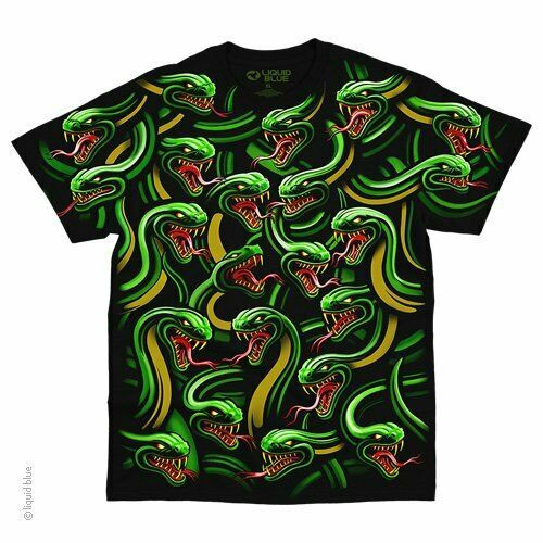 Dark Fantasy Snake Pile Green Serpents Evil Reptiles Mamba Python T Shirt 31208 Dark Fantasy Snake Pile Green Serpents Evil Reptiles Mamba Python T Shirt 31208