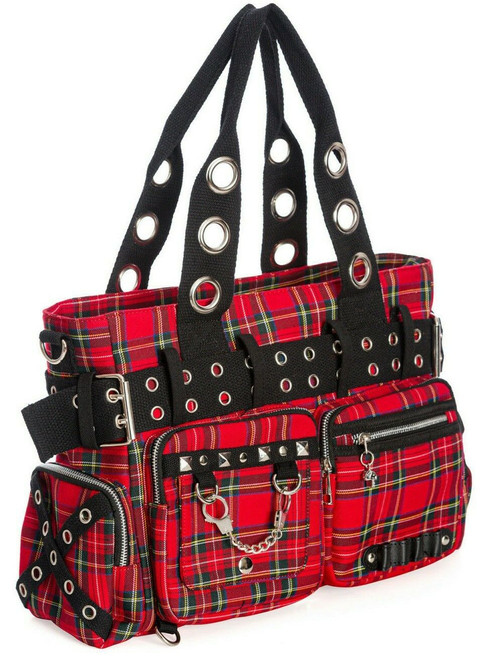 Tommy Hilfiger Red Plaid Tote Bag Purse Handbag Large Bag 19 x 12 NWOT |  eBay