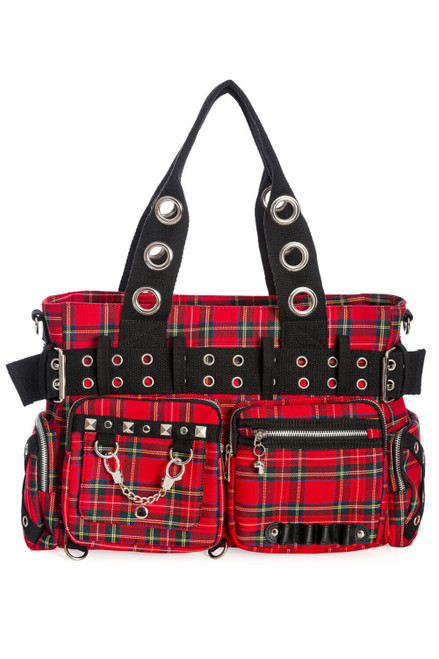 Buy Retro Black and Red Buffalo Check Print Shoulder Bag for Women or Teens  Everyday Handbag Black & Red Carry All Designer Look Handbag for Her Online  in India - Etsy