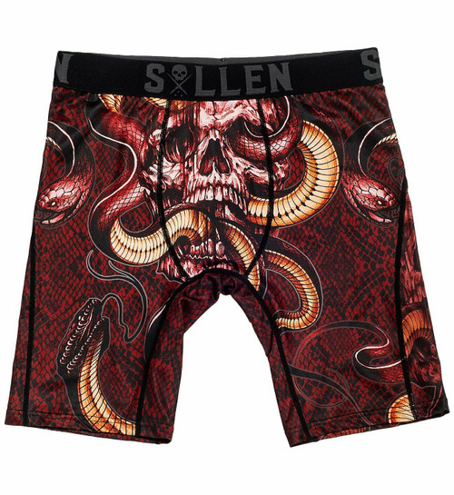 Sullen Sagae Snake Skull Serpent Boxer Briefs Sagaegrim Underwear Tattoo SCM4092 Sullen Sagae Snake Skull Serpent Boxer Briefs Sagaegrim Underwear Tattoo SCM4092