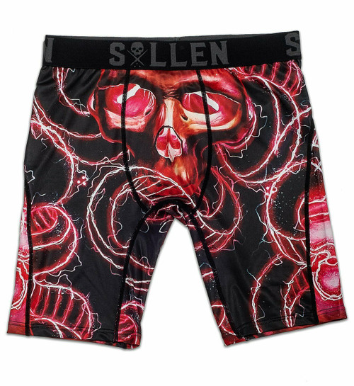 Sullen Swarbrick Skull Electric Art Death Tattoo Boxer Briefs Underwear SCM4265 Sullen Swarbrick Skull Electric Art Death Tattoo Boxer Briefs Underwear SCM4265