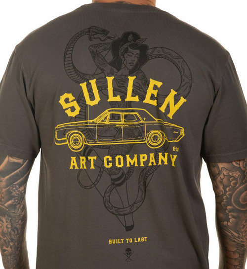 Sullen Lincoln Car Snake Dancer Lady Gypsy Tattoo Punk Art Sexy T Shirt SCM3595 Sullen Lincoln Car Snake Dancer Lady Gypsy Tattoo Punk Art Sexy T Shirt SCM3595