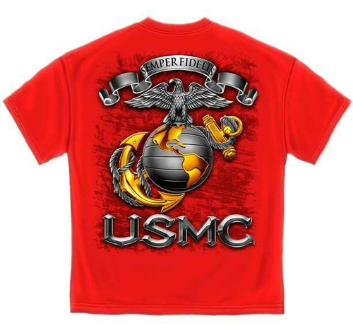 U.S. Marine Corps Semper Fidelis Military US Service America USMC T Shirt MM118 U.S. Marine Corps Semper Fidelis Military US Service America USMC T Shirt MM118