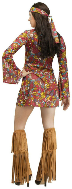  Fun World Peace & Love Hippie Costume, Medium 8-10, Multicolor  : Clothing, Shoes & Jewelry