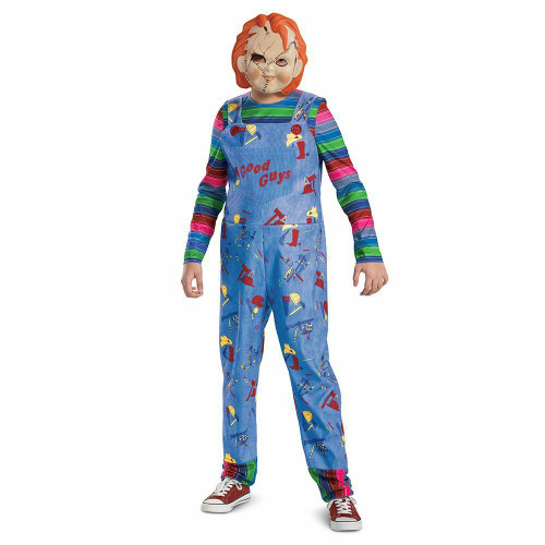 Disguise Chucky Overalls Serial Killer Doll Scary Teen Halloween ...