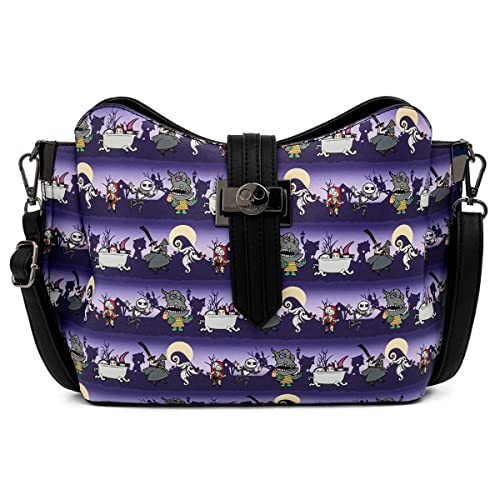 Loungefly Nightmare Before Christmas Halloween Line Crossbody Bag Loungefly Nightmare Before Christmas Halloween Line Crossbody Bag
