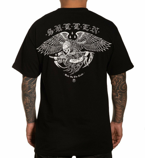 Sullen Reagle Eagle Skull Tattoo Ink Art USA Wings Patriotic T Shirt SCM3677 Sullen Reagle Eagle Skull Tattoo Ink Art USA Wings Patriotic T Shirt SCM3677