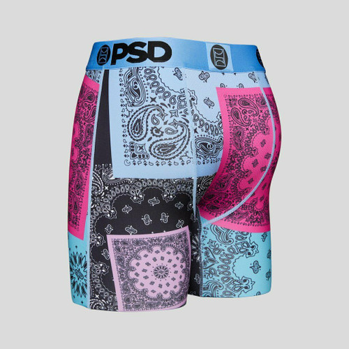 PSD Bandana Roses Western Floral Boxers Briefs Mens Athletic