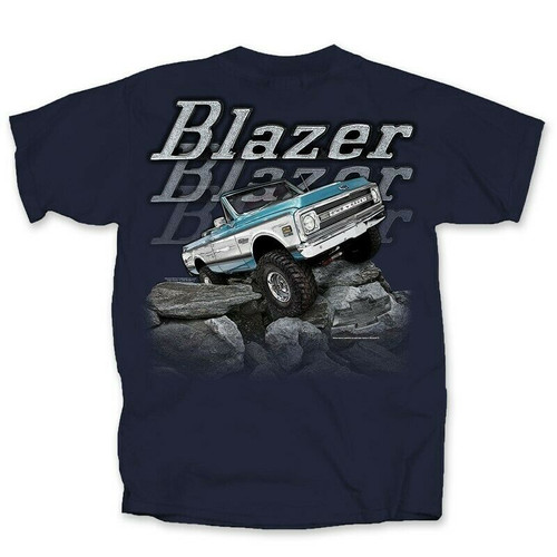 Joe Blow Chevy Chevrolet Blazer on Rocks Vintage Truck Mens T Shirt CVBOR-U Joe Blow Chevy Chevrolet Blazer on Rocks Vintage Truck Mens T Shirt CVBOR-U
