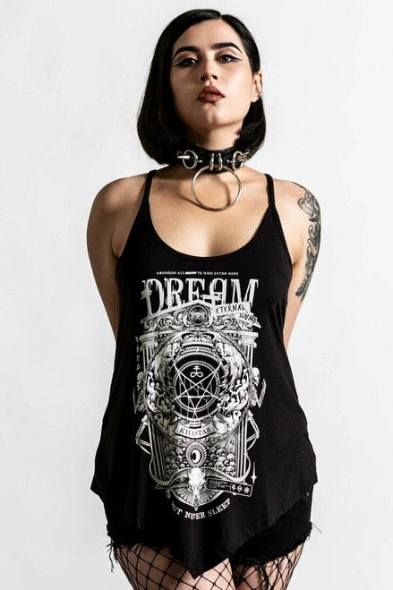 Killstar Insomnia Pentagram Satanic Gothic Witchy Punk Vest Tank Top KSRA004302 Killstar Insomnia Pentagram Satanic Gothic Witchy Punk Vest Tank Top KSRA004302