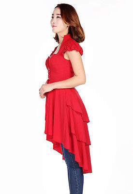 chinese dress ladies Skull Striped Gothabilly Dress – DraculaClothing main image 0