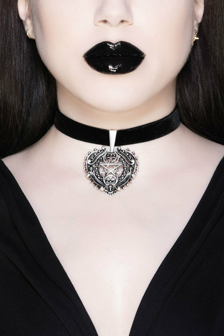 Killstar moon necklace clearance