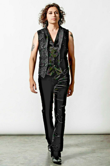 新品 KILLSTAR Vest Black Mystiqueaux キルスター vest (unisex) KILLSTAR - Kali - Denim - KIL103 - Metal-shop.eu
