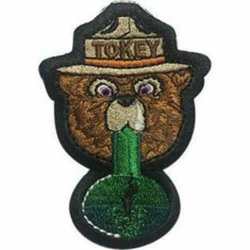 C&D Visionary Weed Indeed 420 Tokey the Bear Smoking Marijuana Patch P-DSX-4724 C&D Visionary Weed Indeed 420 Tokey the Bear Smoking Marijuana Patch P-DSX-4724