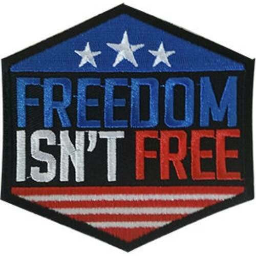C&D Visionary DSX Freedom Isn't Free American Flag Patriotic Patch P-DSX-4827 C&D Visionary DSX Freedom Isn't Free American Flag Patriotic Patch P-DSX-4827