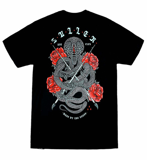 Sullen Coils Premium Snake Fangs Roses Tattoo Artist Inked Punk Shirt ...