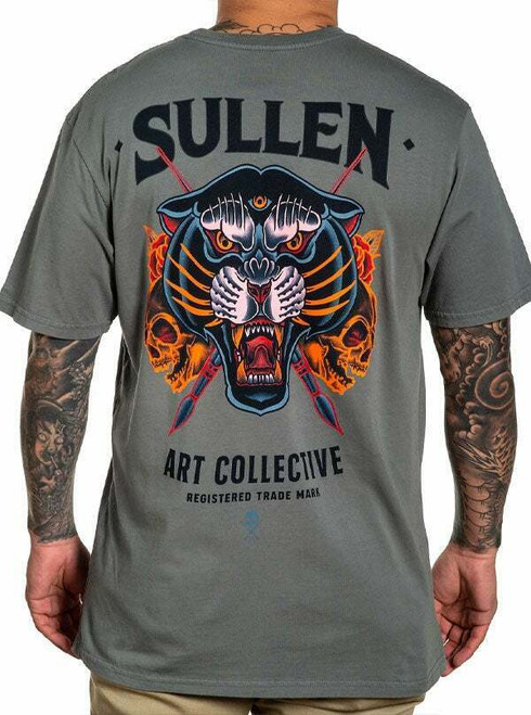 Sullen Clothing Panther Badge Tattoo Art Turbulence Biker Inked Shirt SCM3675 Sullen Clothing Panther Badge Tattoo Art Turbulence Biker Inked Shirt SCM3675