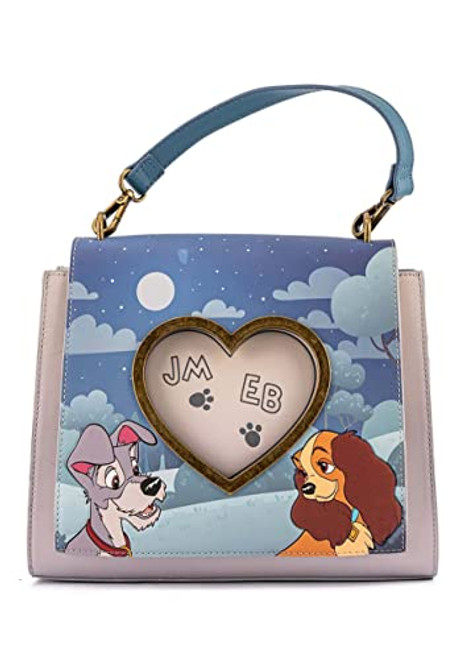 Loungefly x Lady and the Tramp Heart Paw Prints Crossbody Purse Loungefly x Lady and the Tramp Heart Paw Prints Crossbody Purse