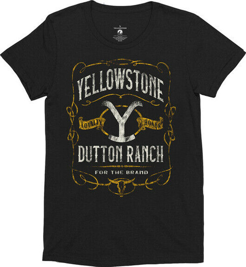 Yellowstone Dutton Ranch Loyalty Honor Brand Paramount Tv Show T Shirt 66-99 Yellowstone Dutton Ranch Loyalty Honor Brand Paramount Tv Show T Shirt 66-99