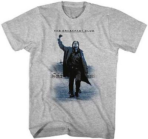 THE BREAKFAST CLUB VICTORY VINTAGE GUY CLASSIC MOVIE MENS GRAY T SHIRT S-2XL THE BREAKFAST CLUB VICTORY VINTAGE GUY CLASSIC MOVIE MENS GRAY T SHIRT S-2XL