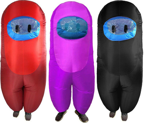 Studio Halloween Among Us SUS Crewmate Killer Childrens Video Game Costume 21139 Studio Halloween Among Us SUS Crewmate Killer Childrens Video Game Costume 21139