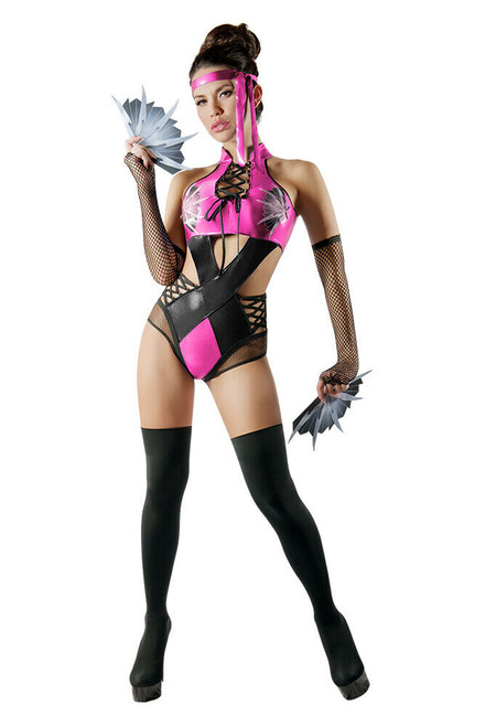 Starline Killer Ninja Sexy Assassin Fishnet Lace Halloween Costume Cosplay S2149 Starline Killer Ninja Sexy Assassin Fishnet Lace Halloween Costume Cosplay S2149
