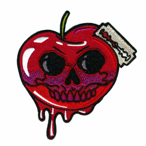 Kreepsville 666 Razors N Candy Apple Dripping Sweet Goth Embroidered Patch PRBCA