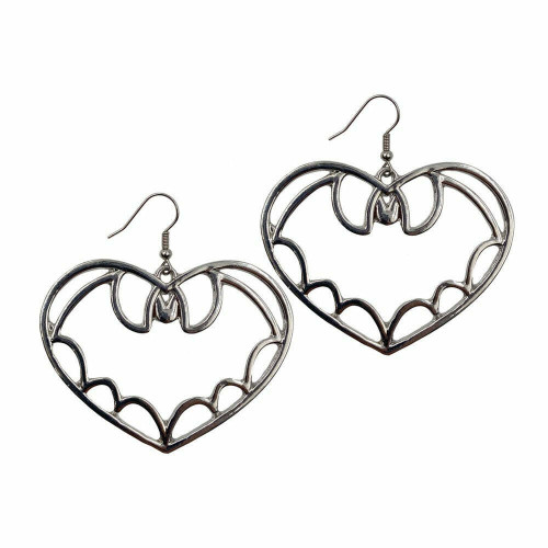 Kreepsville 666 Bat Outline Heart Vampire Spooky Goth Romantic Love Earring EBOH Kreepsville 666 Bat Outline Heart Vampire Spooky Goth Romantic Love Earring EBOH