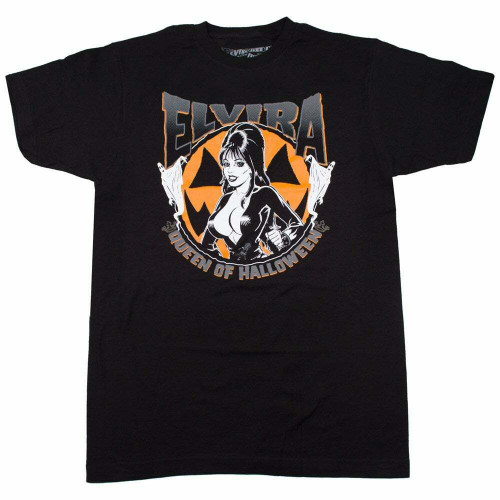 Kreepsville 666 Elvira Pumpkin Queen Of Halloween Gothic Men's T-Shirt MTEPQH Kreepsville 666 Elvira Pumpkin Queen Of Halloween Gothic Men's T-Shirt MTEPQH