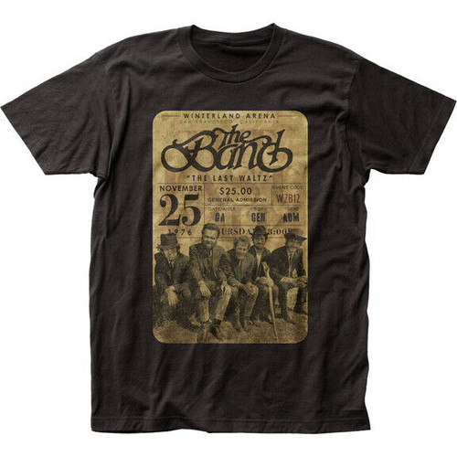 The Band Concert Classic Country Folk Ticket Fitted Men's Jersey Tee BAND16 The Band Concert Classic Country Folk Ticket Fitted Men's Jersey Tee BAND16