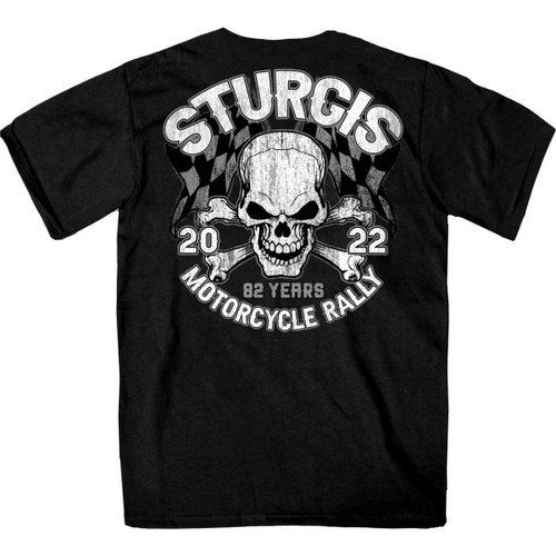 Sturgis 2022 Checkered Flag Motorcycle Rally Black Hills Biker Shirt SPB1009 Sturgis 2022 Checkered Flag Motorcycle Rally Black Hills Biker Shirt SPB1009