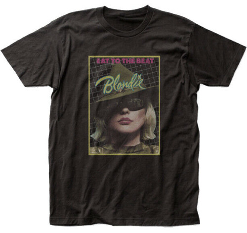 Blondie Eat To The Beat Debbie Harry Rock Band Fitted Men's Jersey Tee BLN25 Blondie Eat To The Beat Debbie Harry Rock Band Fitted Men's Jersey Tee BLN25
